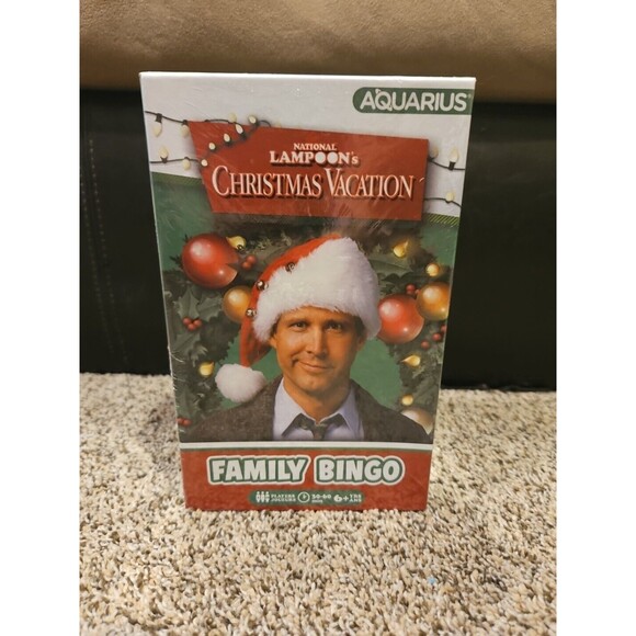 Aquarius Other - National Lampoons Christmas Vacation Family Bingo Game Brand New Sealed NIB